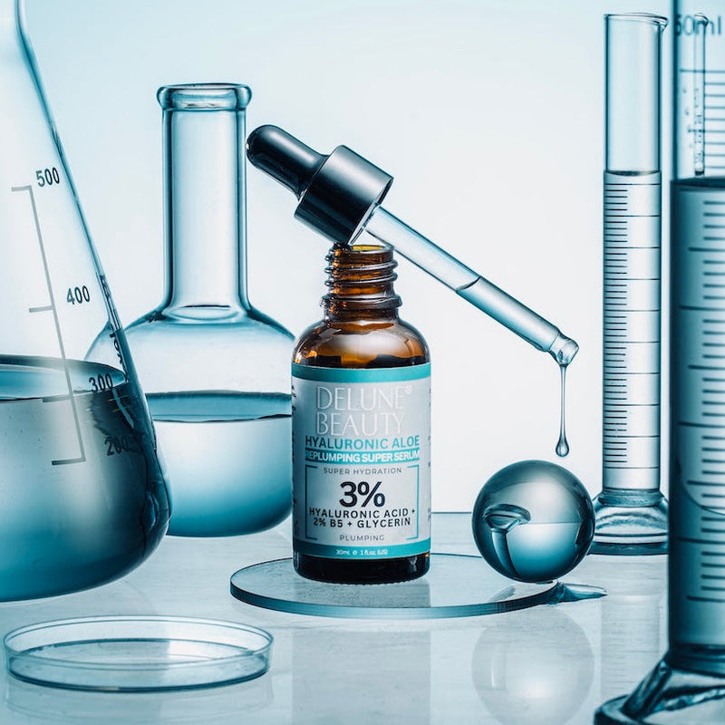 3% Hyaluronic Aloe B5 Face Serum - Delune 