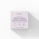 قالب شامبو اللافندر والبابونج الصلب - يلطف · يريح فروة الرأس الحساسة