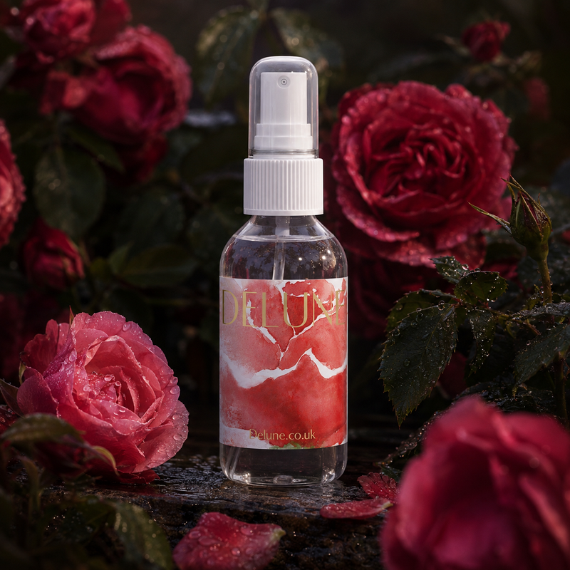 Rose Hydrosol — cinematic botanical campaign image