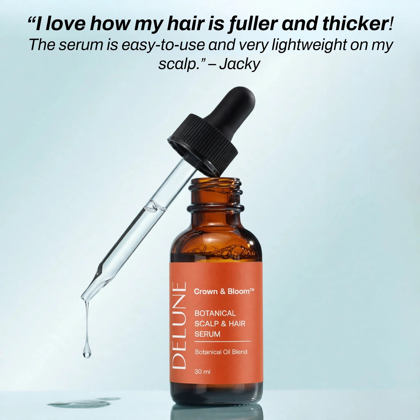 Crown & Bloom™ Botanical Scalp & Hair Serum